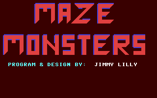 Maze Monsters