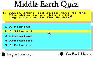 Middle Earth Quiz v2