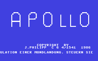 Mondflug Apollo