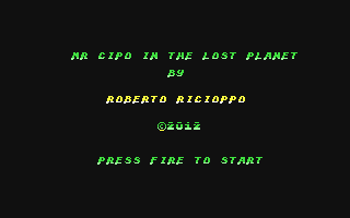 Mr Cipo in the Lost Planet