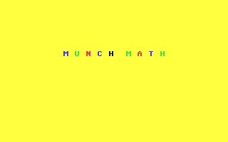 Munch Math