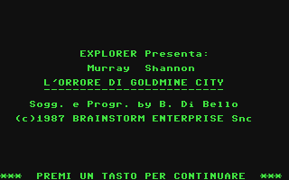 Murray Shannon - L'Orrore di Goldmine City