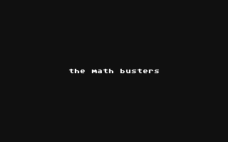 The Math Busters