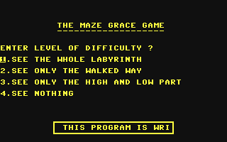 The Maze Graze Game