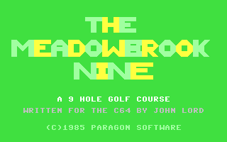 The Meadowbrook Nine