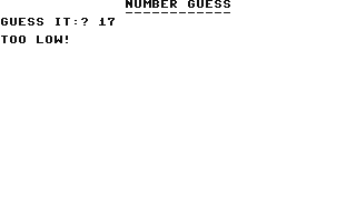 Number Guess