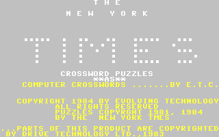 The New York Times Crossword Puzzles - Volume III