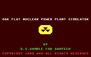 Oak Flat Nuclear Power Plant Simulator