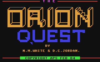 The Orion Quest