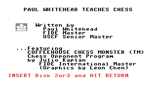 Paul Whitehead Teaches Chess (English)