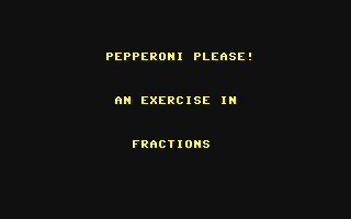 Pepperoni Please!