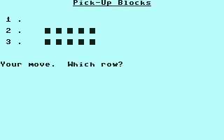 Pick-Up Blocks
