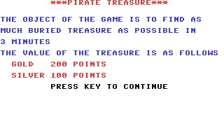 Pirate Treasure v2