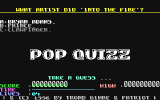 Pop Quiz Preview