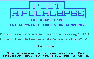 Post Apocalypse - The Board Game