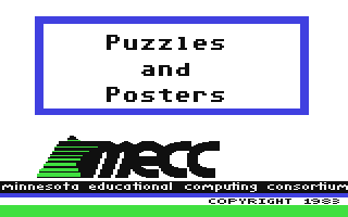 Puzzles and Posters
