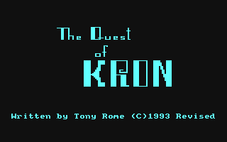 The Quest of Kron (1993)