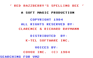 Red Razzberry's Spelling Bee