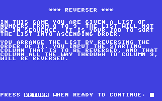 Reverser (English)