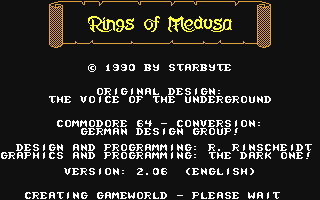 Rings of Medusa (English)