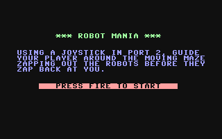 Robot Mania