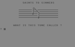 Saints to Sinners