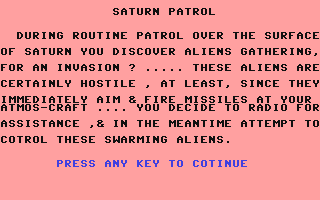 Saturn Patrol