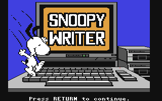 Snoopy Writer