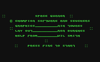 Space Gunner (Champion Software)