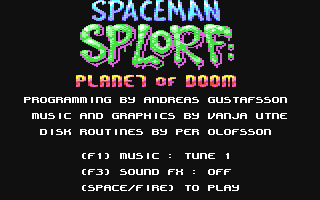 Spaceman Splorf - Planet of Doom