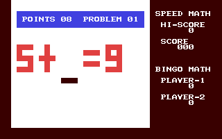 Speed Bingo Math (P)