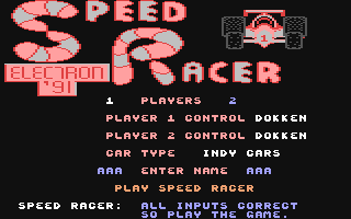 Speed Racer II