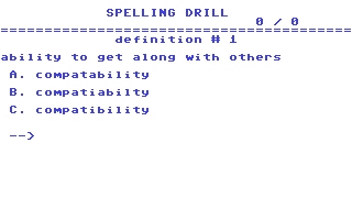 Spelling Drill 07