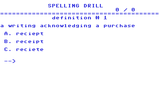 Spelling Drill 10