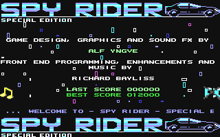 Spy Rider - Special Edition