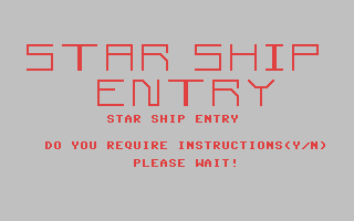 Star Ship Entry