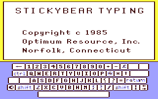 Stickybear Typing