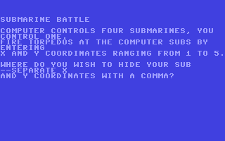 Submarine Battle