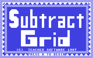 Subtract Grid