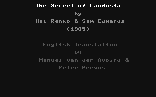 The Secret of Landusia