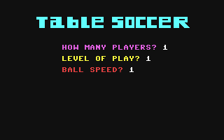 Table Soccer v1