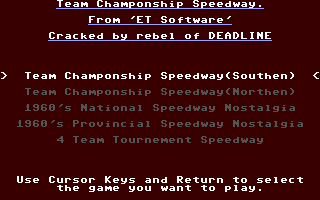 Team Championship Speedway