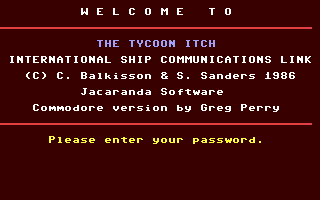 The Tycoon Itch