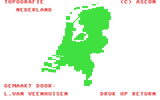 Topografie Nederland v2