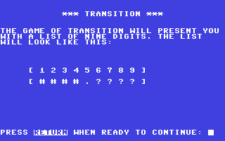 Transition (English)