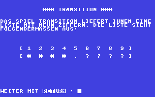 Transition (German)