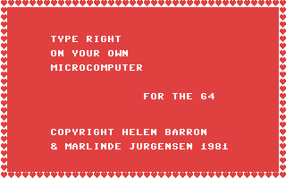 Type Right on Your Own Microcomputer