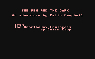 The Unorthodox Engineers - The Pen and the Dark