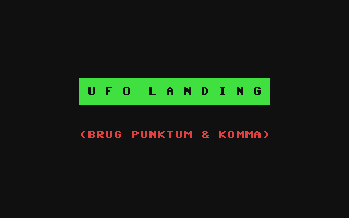 UFO Landing