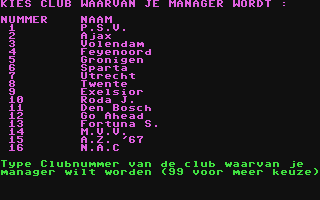 Voetbal Manager